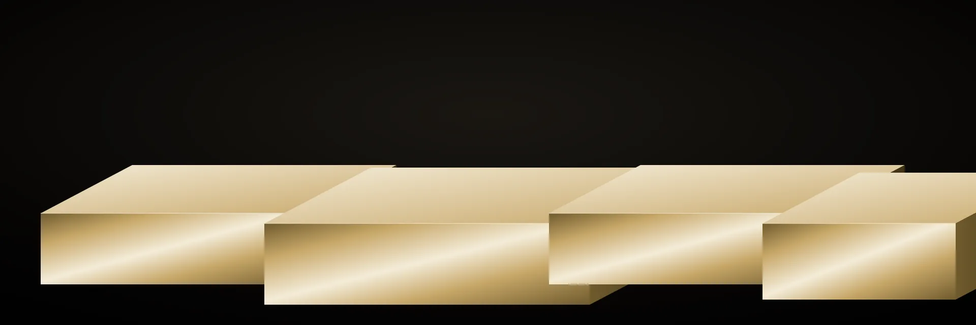 Stack of physical gold bullion bars